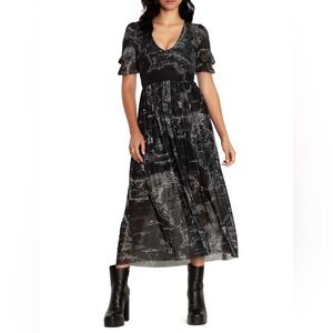 LOTR black milk clothing Printed Dress